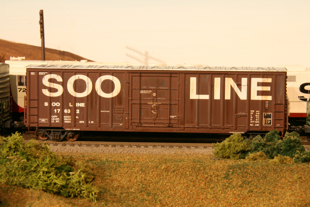 Soo Line 7 post Boxcar