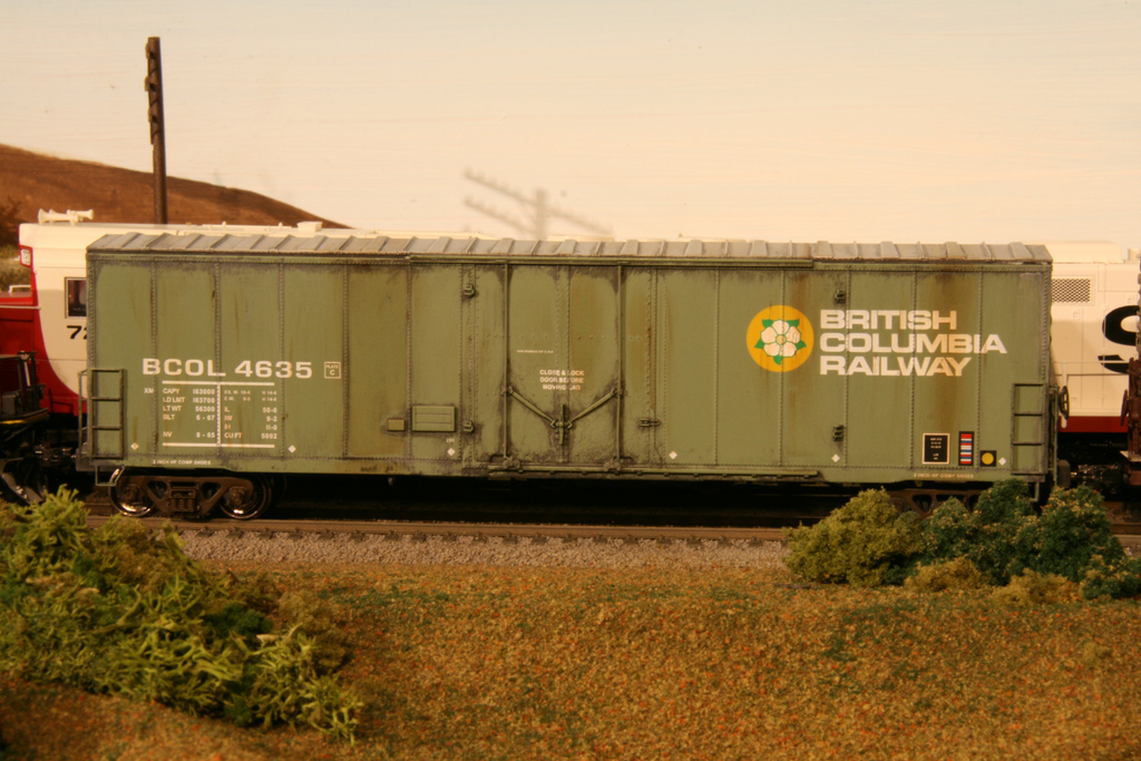 British Columbia Newsprint Boxcar