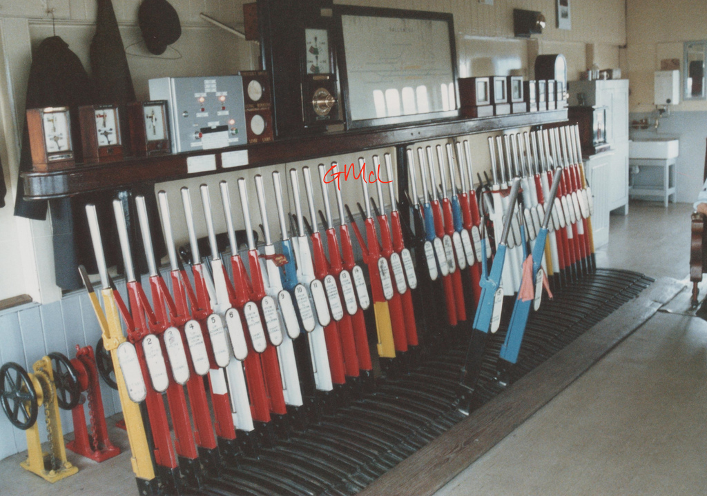 Ballymena Signalbox Lever Frame