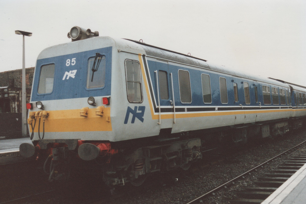 Northern Ireland Railways Class 80 Power Car 85 in Ballymoney
