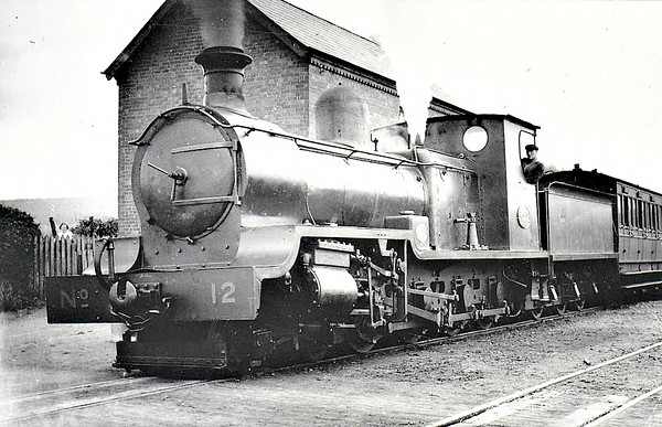 LONDONDERRY & LOUGH SWILLY RAILWAY - 12 - 4-8-0 built 1905 by Hudswell Clarke - withdrawn 1954.