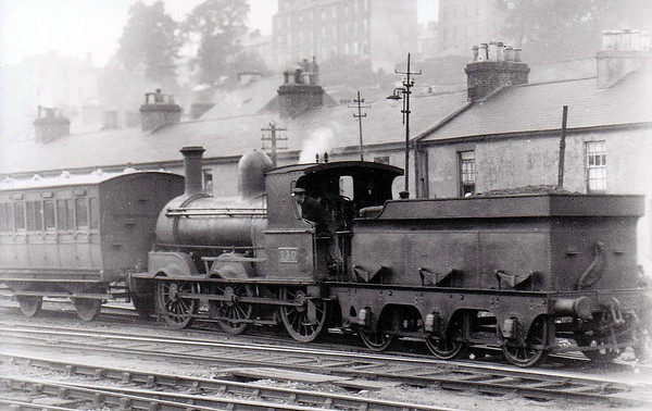 Class J15 - 130 - GS&WR Class 101 0-6-0 - built 1882 by Inchicore Works - 1902 rebuilt, 1925 to GSR, 1945 to CIE, 1947 rebuilt with Belpaire boiler - withdrawn 1965 - seen here at Cork in 1932.