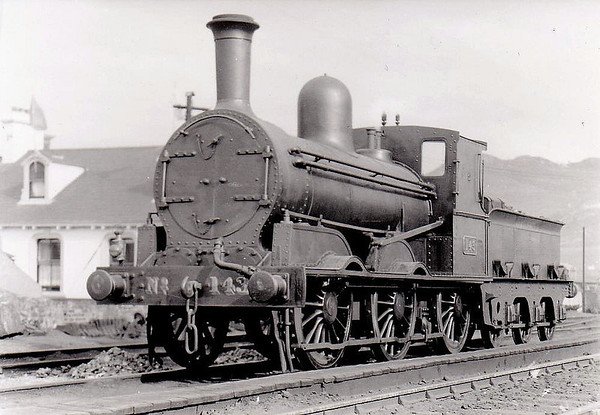 Class J15 - 143 - GS&WR Class 101 0-6-0, built 1877 by Inchicore Works - 1906 rebuilt, 1925 to GSR, 1936 rebuilt with Belpaire boiler, 1945 to CIE - withdrawn 1959 - seen here at Bray in 1932.