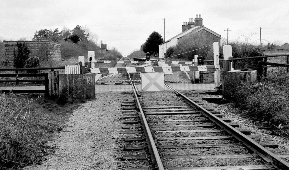 Foxford Station County Mayo Ireland 6th April 1977