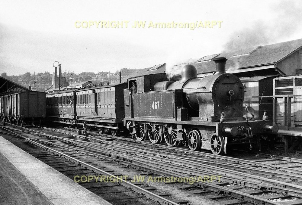 1166-4 ex CBSC B4 No467 Cork Albert Quay station Ireland (JW