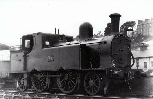 Class F 6 - 33 - GS&WR Class 42 2-4-2T - built 1892 by Inchicore Works - 1925 to GSR, 1945 to CIE - withdrawn 1957 - seen here at Cork in 1932.