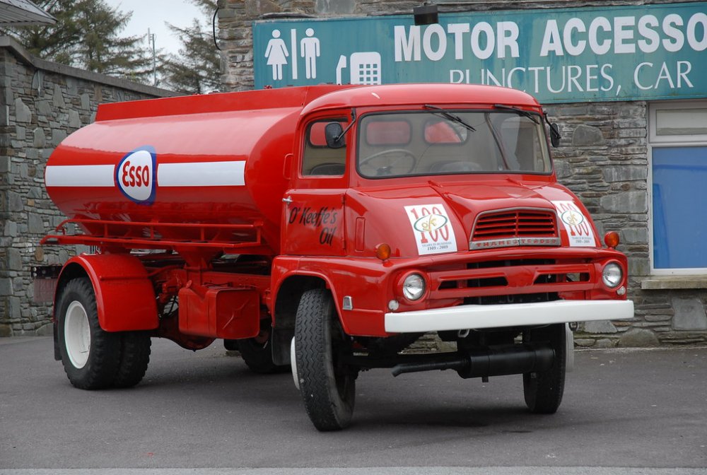 Vintage Esso Petrol Truck