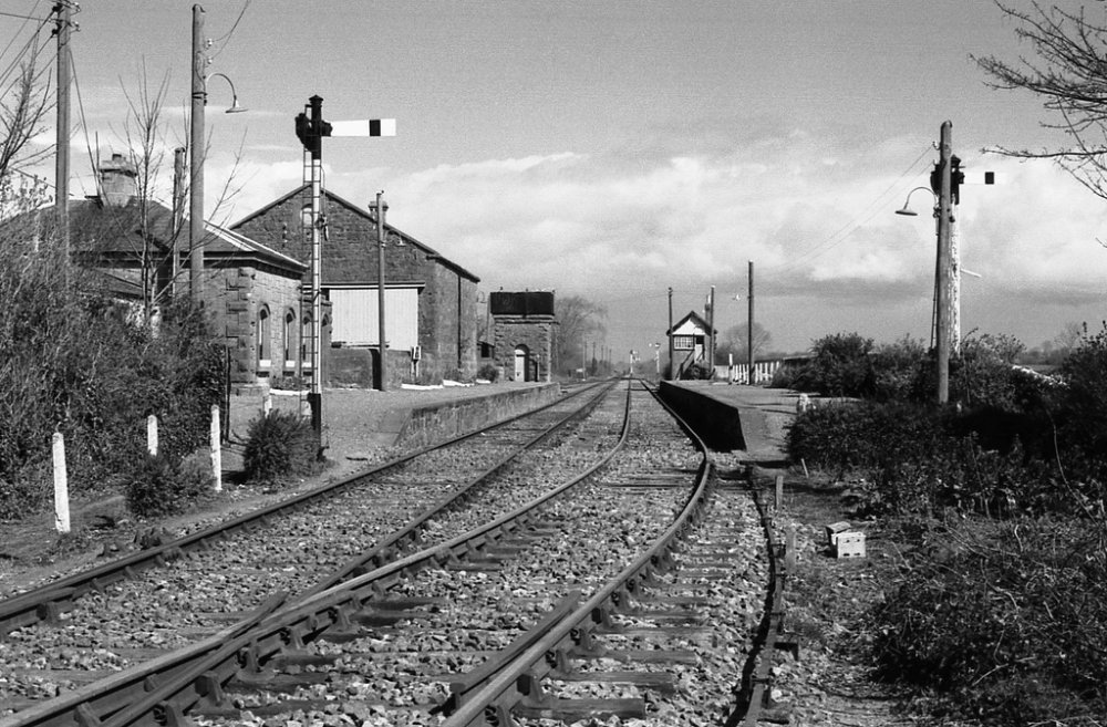 Ireland Gort station Galway 7th April 1977