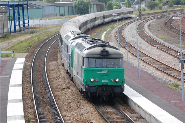 Corail Intercitéés Paris Nord - Boulogne Ville @ Abbeville