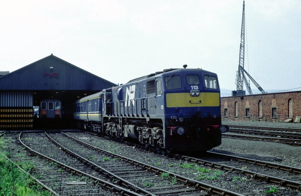 113 at Belfast Central Service Depot.