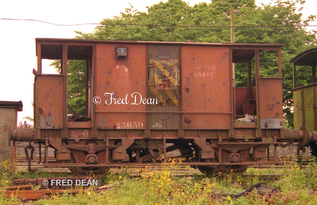 CIE Brake Van 23659 in Colbert Station.