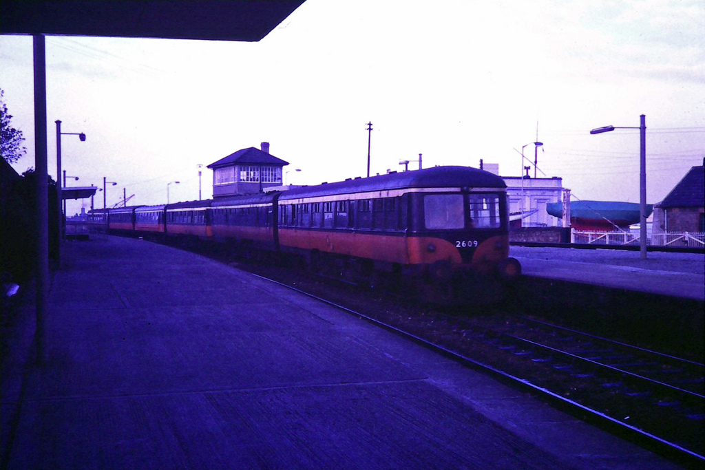 CIE AEC Railcar Set at Dun Laoghaire