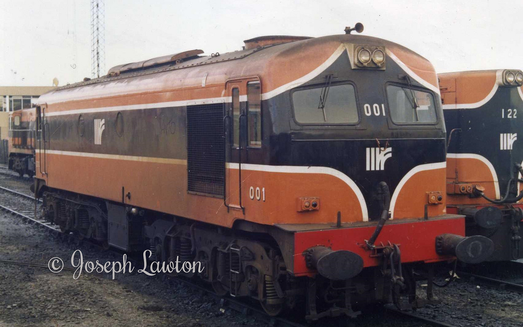 Irish Rail 001 at Connolly Station.