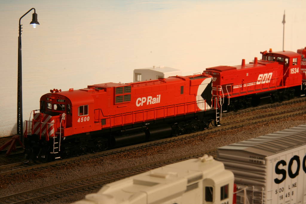 CP Rail C630m stabled in Killagan Valley