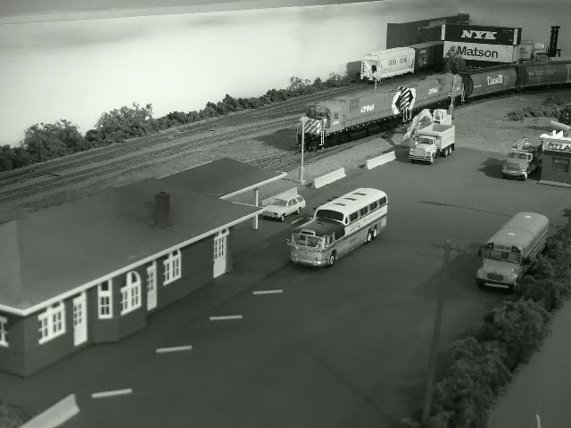 CP Rail C630m's pull out of town