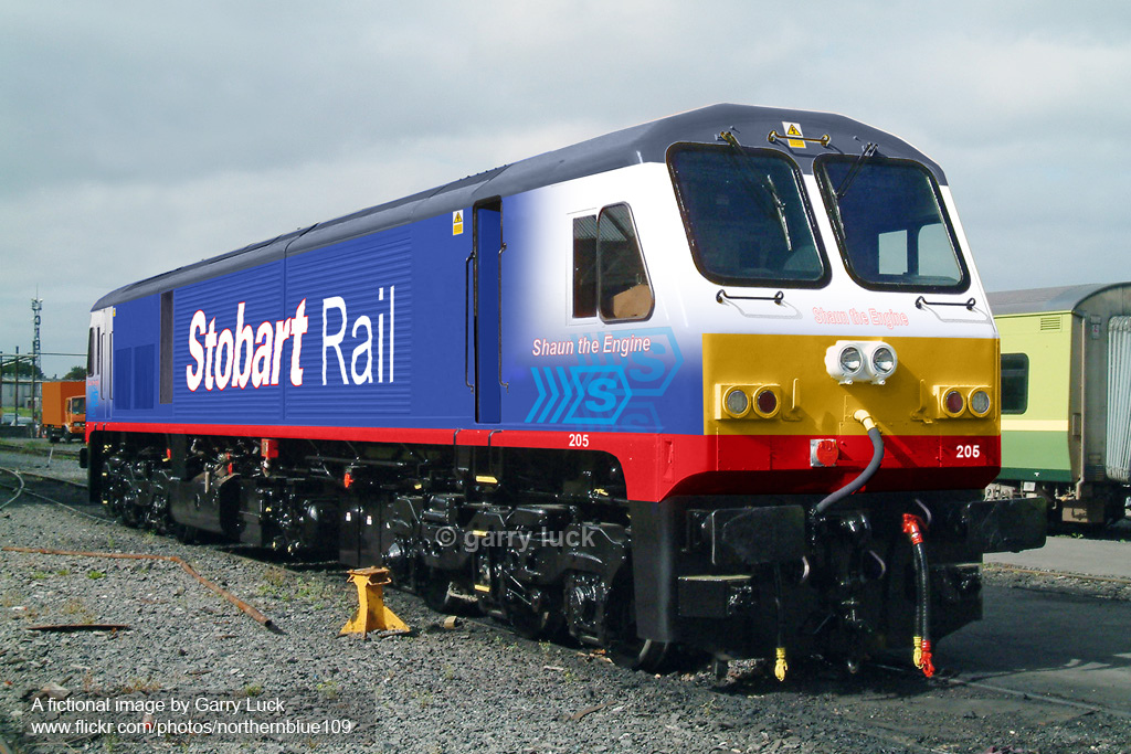 Stobart Rail, Ireland: 201 Class Diesel Locomotive (fiction)