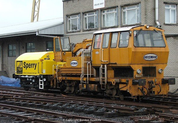 22.6.08. Northern Ireland Railways Sperry Train at Adelaide Freight Depot Belfast.