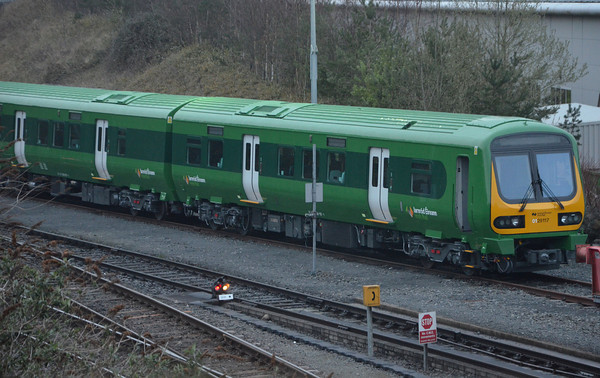 29017 Drogheda Depot carrying the new Irish Rail livery applied to 29000 Class DMU's. 280314