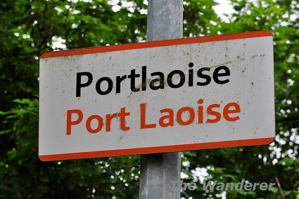 Portlaoise Station Sign. Fri 30.05.14