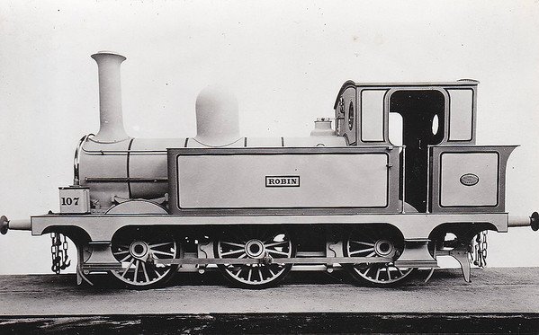 Class E - 107 ROBIN - Atock Class E 0-6-0T - built 1891 by Kitson & Co., Works No.3371 - 1925 to GSR as Class 551 No.552, 1945 to CIE - 1963 withdrawn.