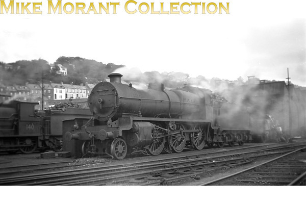 Vintage Irish Republic Railways - Steam in EireEx-GSR K1 class 2-6-0 no. 380 at Cork's Glanmire Road shed on 9/9/53.