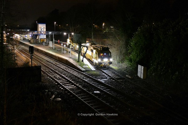 12.1.18. Irish Rail Ballast Cleaner at Lisburn.