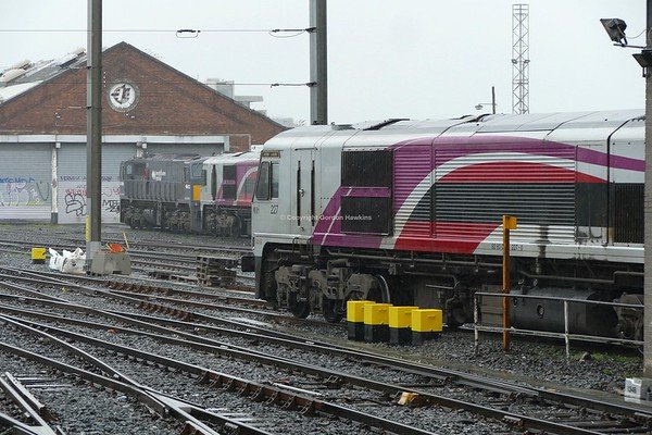 13.10.18 . GMs 227  228 & 083 at Dublin Connolly .