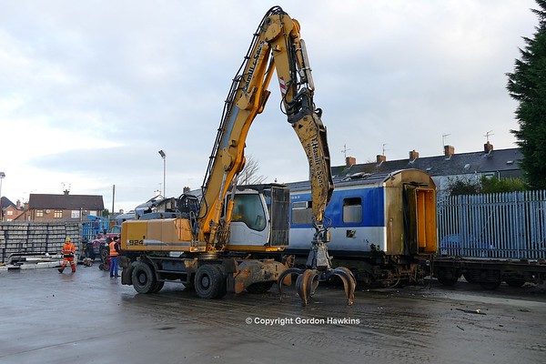 1.2.17.  NIR 450 Class Powercar 8455 gets scrapped at Ballymena Permanent Way Yard