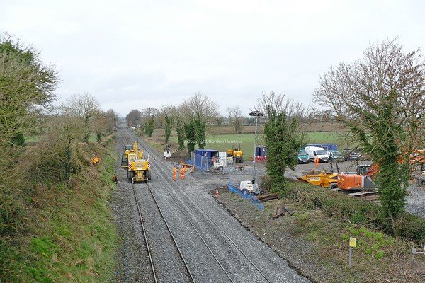 24.2.19. Permanent Way Works at Trummery Lane Moira.