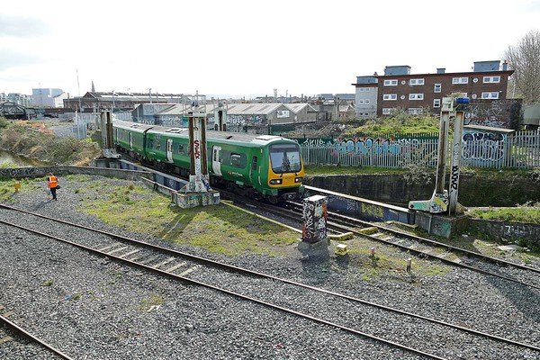 23.3.19. 29119 at Newcomen Junction Dublin.