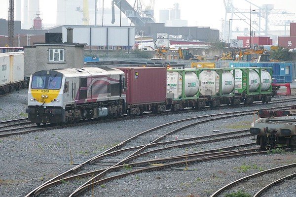 13.4.19. GM 8209 at North Wall Dublin.