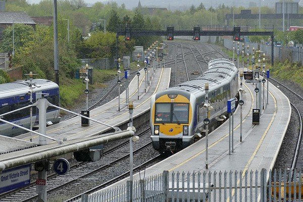 27.4.19. 3014 at Great Victoria Street Station Belfast.