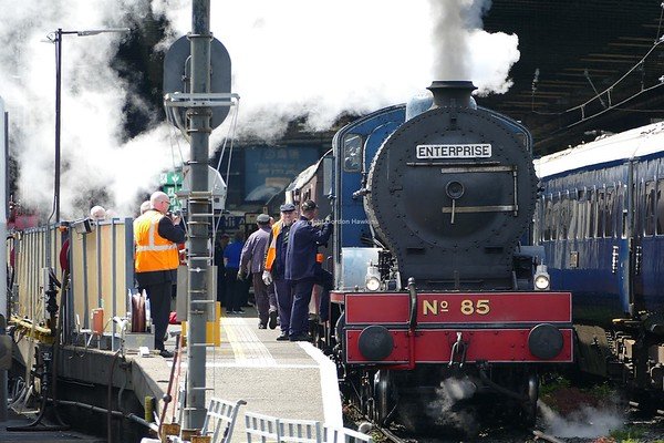 11.5.19. RPSI Waterford & Limerick Tour with loco 85 Merlin at Dublin Connolly Station the train would depart Dublin to Waterford .