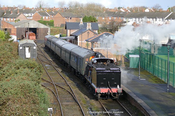 5.11.17. RPSI loco 131 at the RPSI base at Whitehead.