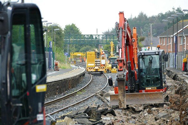 28.7.19. Lurgan area track renewal works .