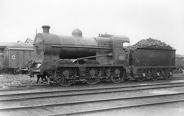 Class J5 - 629 - MGWR Class Fa 0-6-0 - built 1924 by Broadstone Works as MGWR No.92 - 1925 to GSR as Class 623 No.629, 1945 to CIE - 1954 withdrawn.