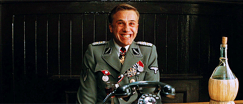 Image result for hans landa gif
