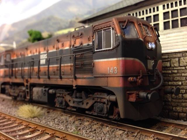 IE class 141 nr. 143 Weathering done by the Weathering Guru