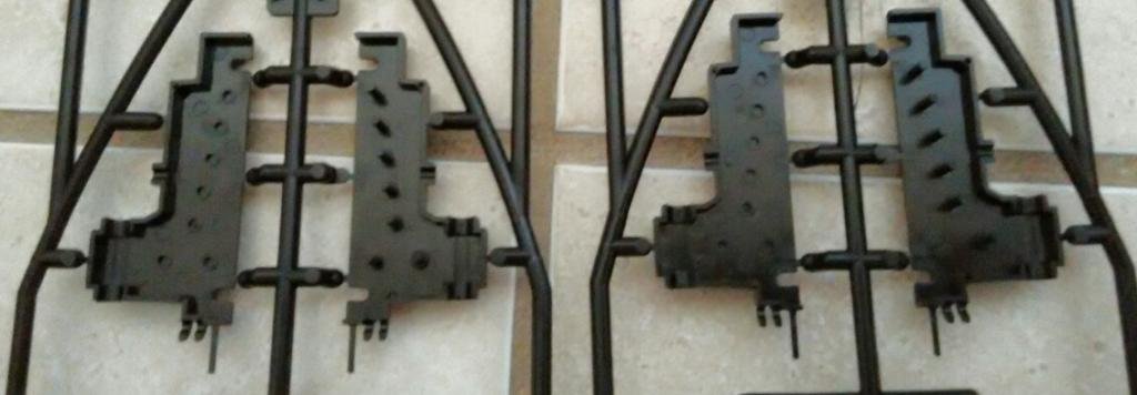 Close up of Heljan Hymek bogie casings, showing idler gear axle positions