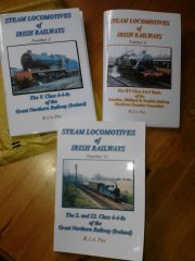 These three books represent each of the surviving steam classes in Ireland today.