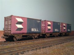 20FT Container Flats with BELL Containers.